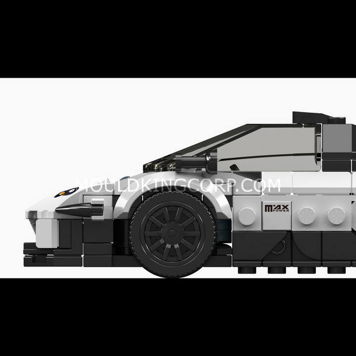 Mould King 27143 Italian V12 Azure Coast Roadster & Display Case Building Set | 380 Pcs