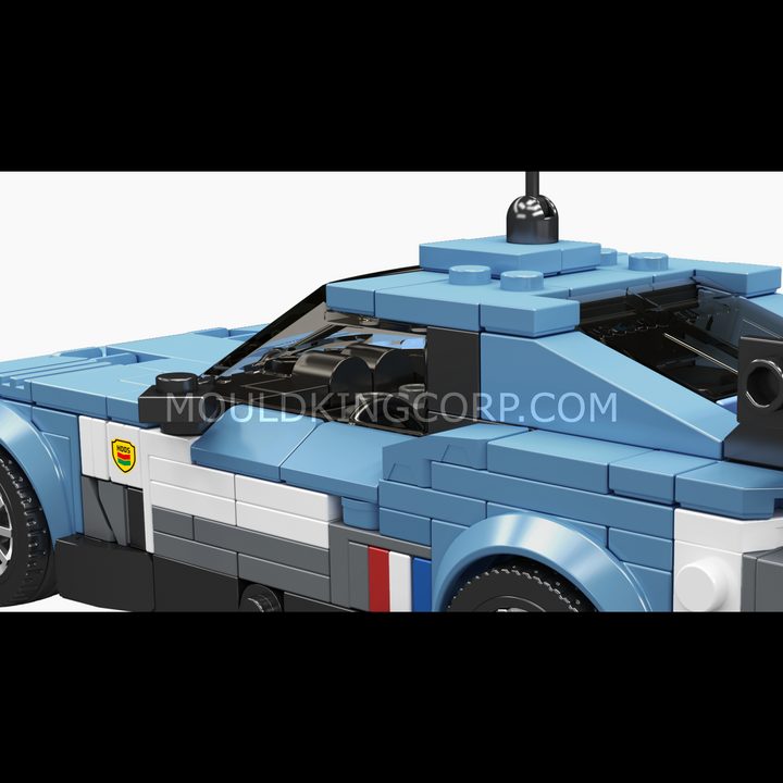 Mould King 27144 Kit di montaggio "Roadster GT classica italiana con motore V12" e teca da esposizione | 483 pezzi