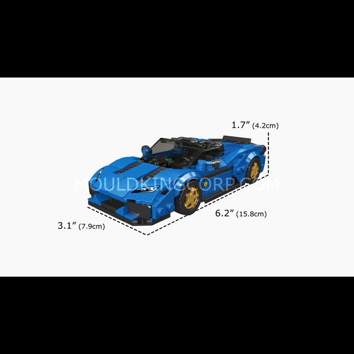 Mould King 27145 Italian V8 Anniversary Spider Building Set | 392