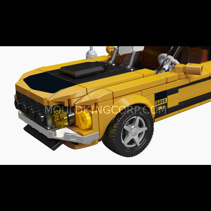 Mould King 27146 1969 American Classic Muscle Coupe Building Set | 436 Pcs