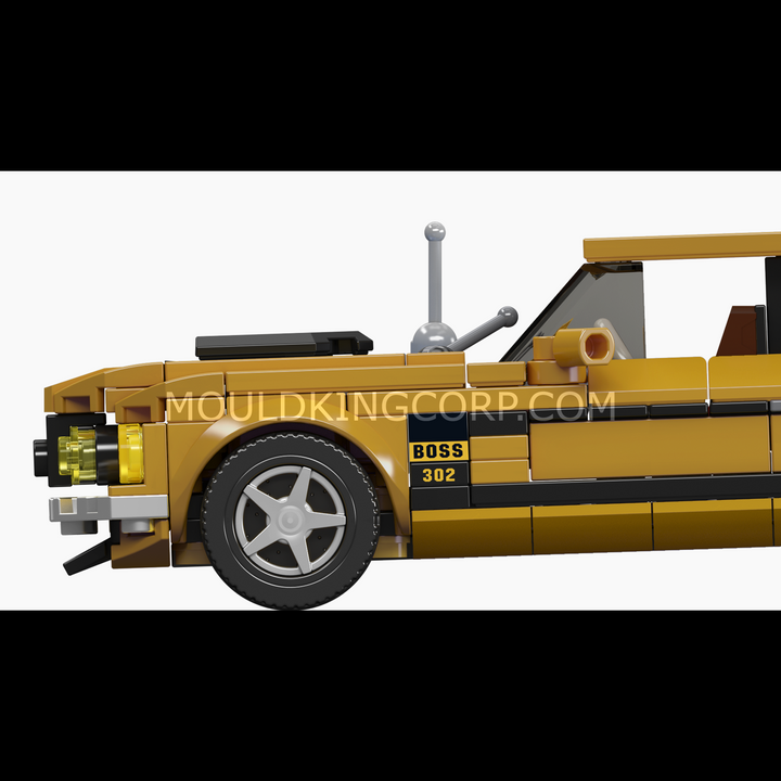 Mould King 27146 1969 American Classic Muscle Coupe Building Set | 436 Pcs
