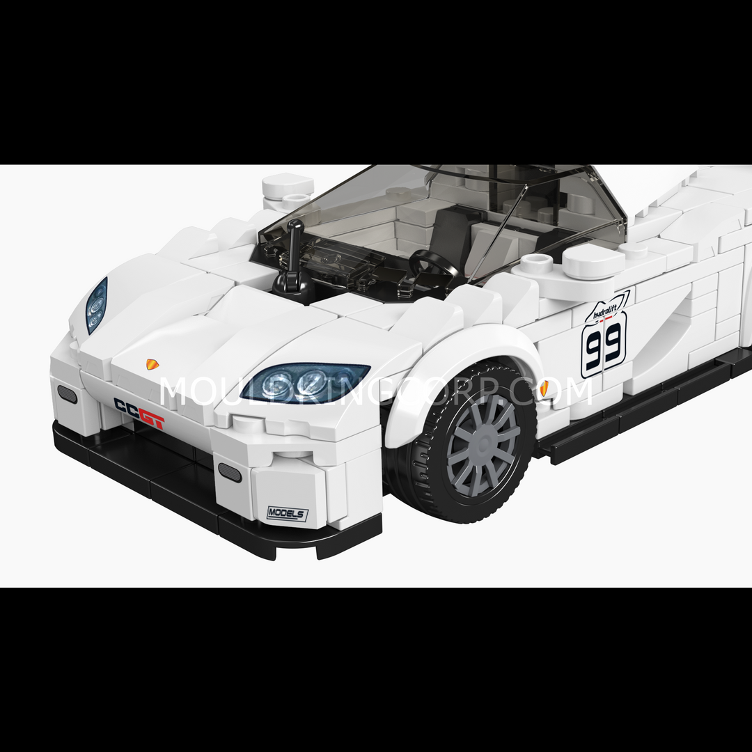 Mould King 27147 Swedish V8 GT Race Car Building Set | 376 Pcs