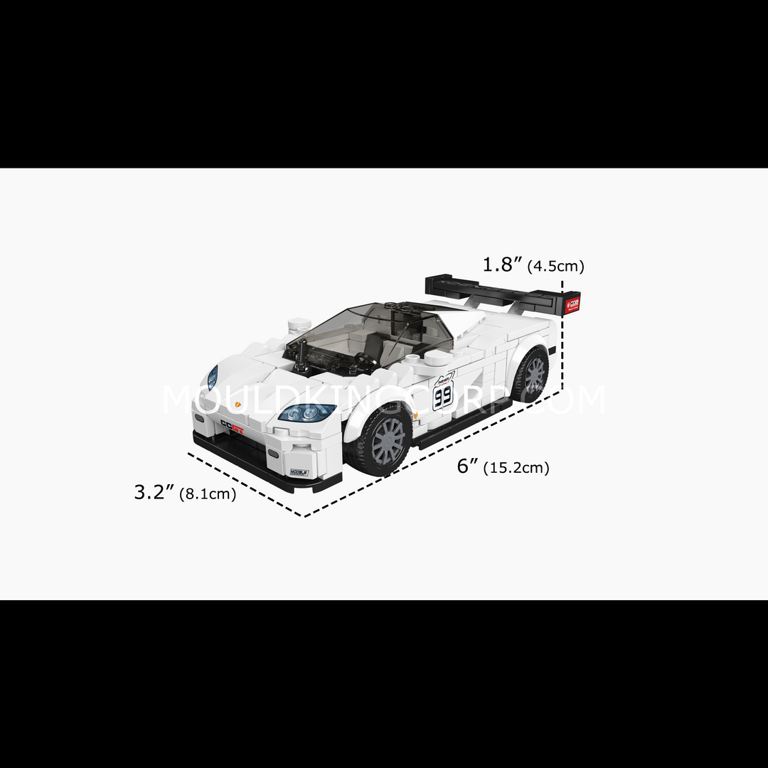Mould King 27147 Swedish V8 GT Race Car Building Set | 376 Pcs