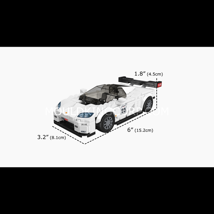 Mould King 27147 Swedish V8 GT Race Car Building Set | 376 Pcs