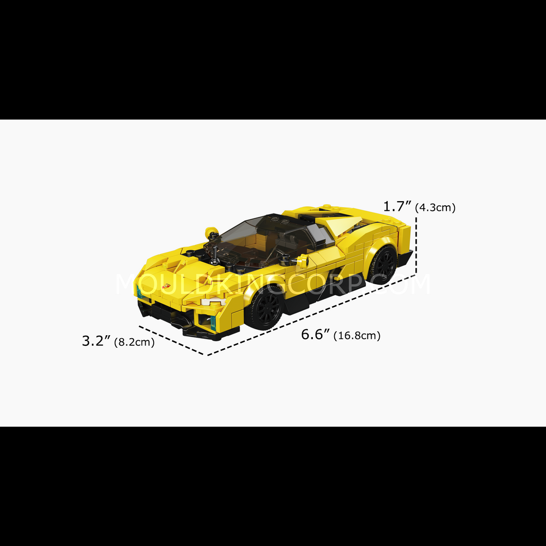 Mould King 27151 Katla Hypercar Building Set | 448 Pcs