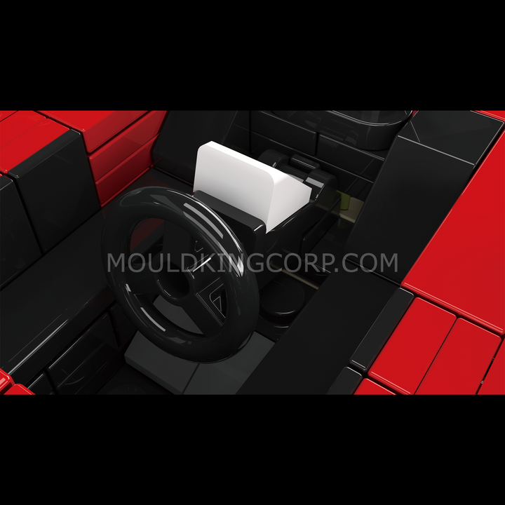 Mould King 27153 LK Angular Hypercar Building Set | 394 Pcs
