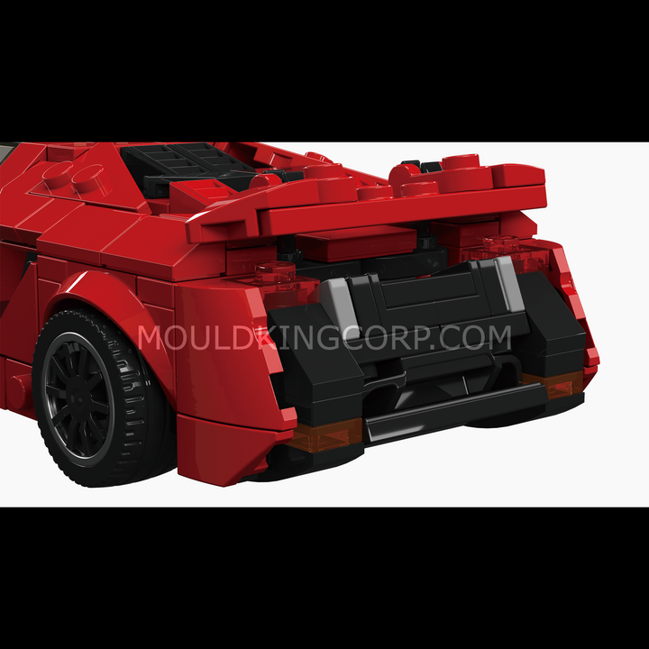 Mould King 27153 LK Angular Hypercar Building Set | 394 Pcs