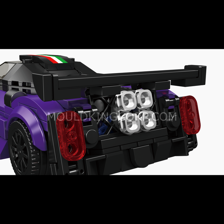 Mould King 27154 Viola 760 Italian Hypercar Building Set | 366 Pcs