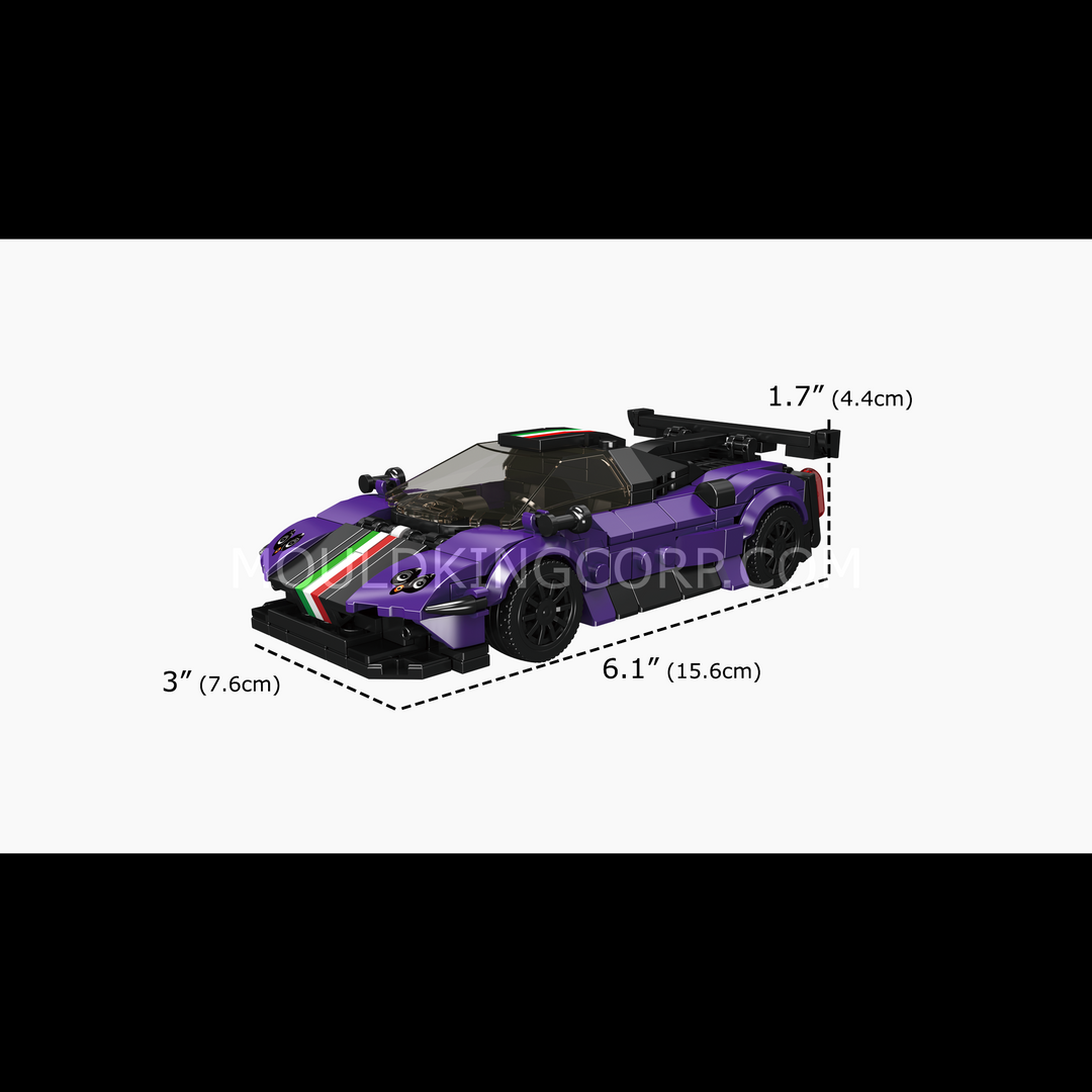 Mould King 27154 Viola 760 Italian Hypercar Building Set | 366 Pcs