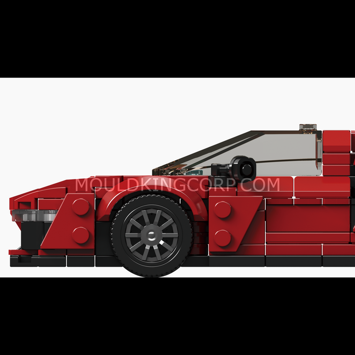 Mould King 27155 Retro Muscle Sports Car Building Set | 408 Pcs