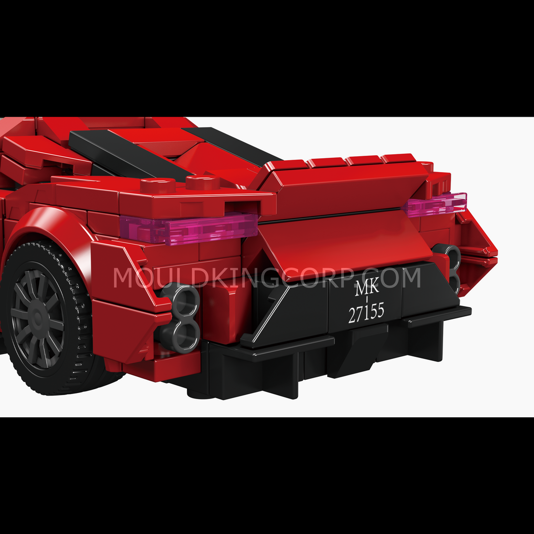 Mould King 27155 Retro Muscle Sports Car Building Set | 408 Pcs