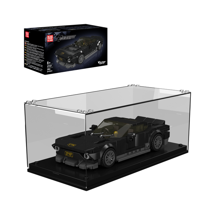 Mould King 27157 Victor Open-Top Supercar & Display Case Building Set | 390 Pcs
