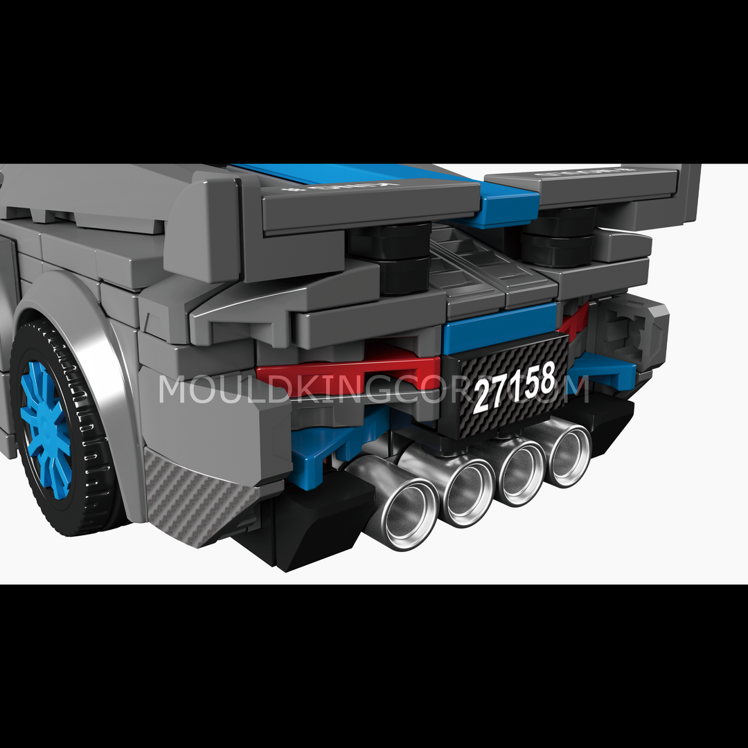 Mould King 27158 Divo Hypercar & Display Case Building Set | 470 Pcs