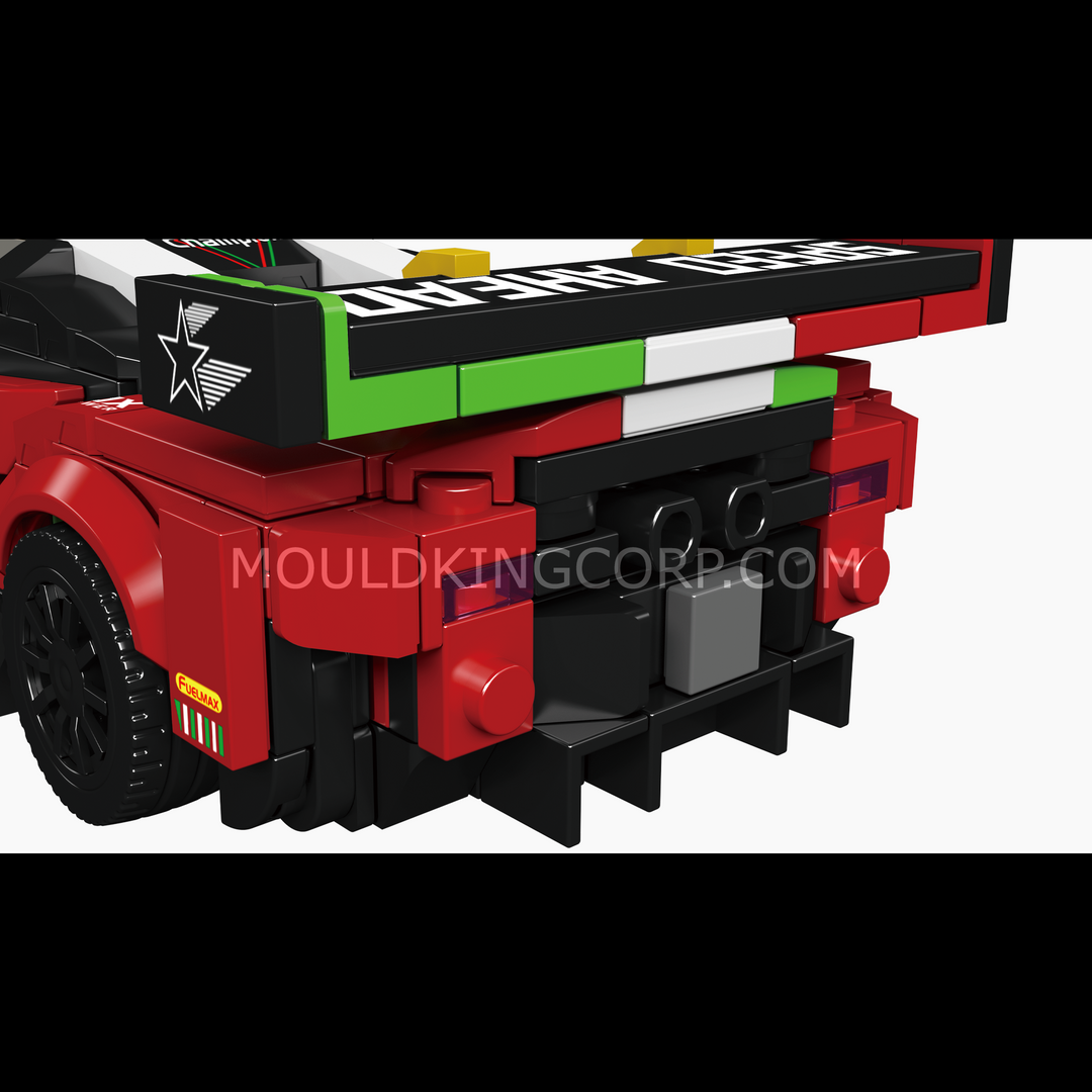 Mould King 27160 GT3 Racing Supercar & Display Case Building Set | 430 Pcs
