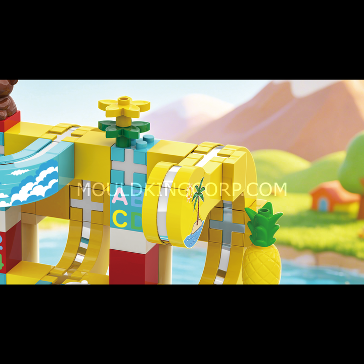 Mould King 53017 Tropical Island Magnetic Track Building Set | 103 Pcs