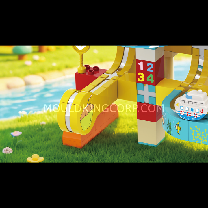 Mould King 53017 Tropical Island Magnetic Track Building Set | 103 Pcs