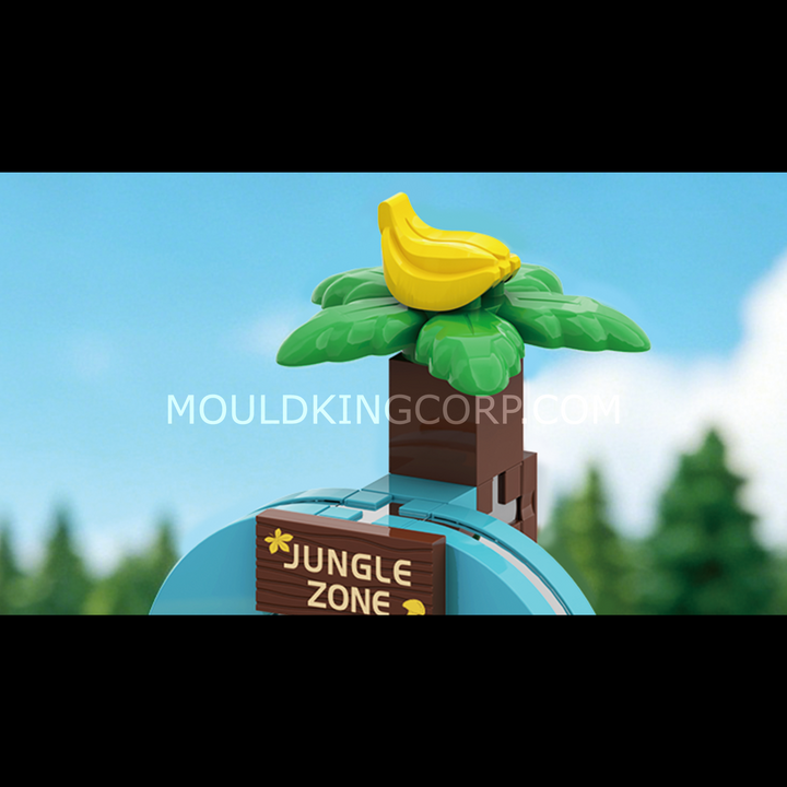 Mould King 53019 Jungle Adventure Magnetic Track Building Set | 111 Pcs