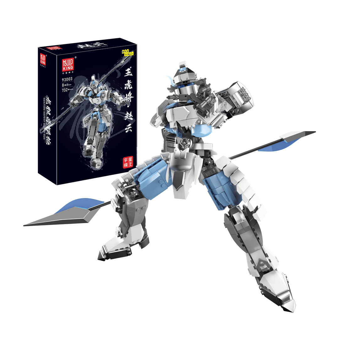 MOULD KING 93003 Legendarische Generaal Zhao Yun Bouwset | 707 PCS