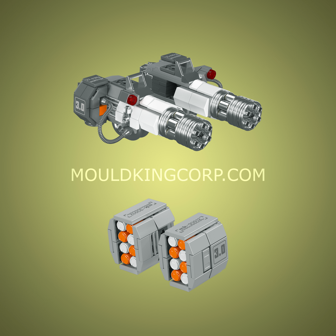 Mould King 93012 White Sentinel Posable Mecha Building Set | 1,695 Pcs