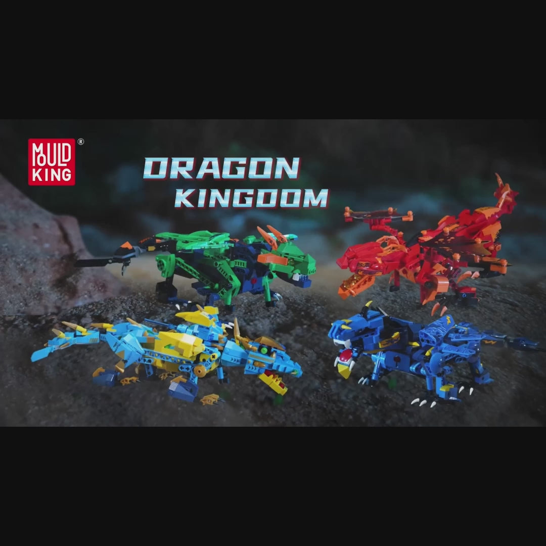 MOULD KING 13148 Remote Control Fire Dragon STEM Building Set