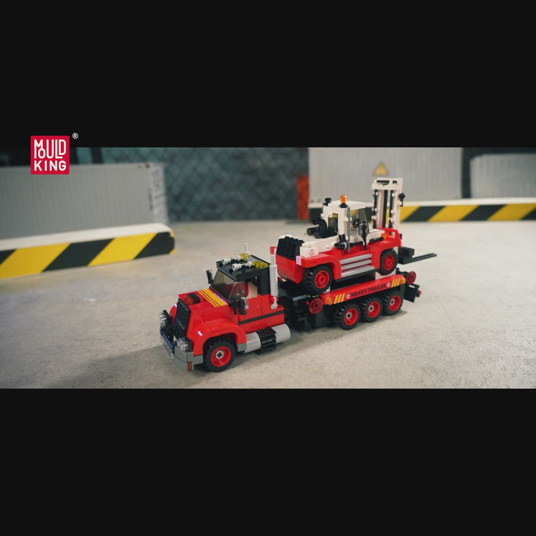 Mould King 24079 Gabelstapler-Transporter-Bausatz | 906 Teile