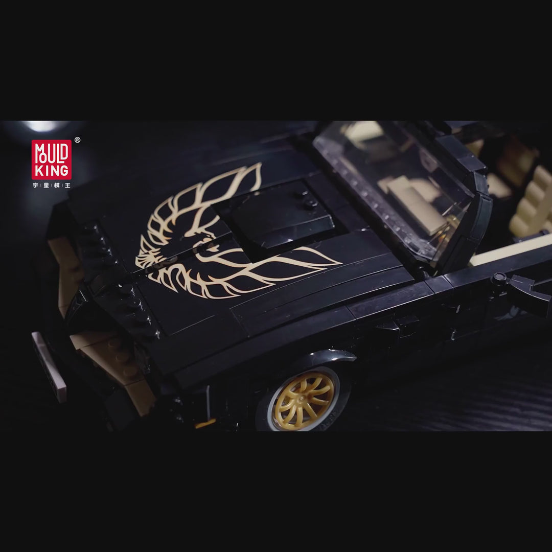 Mallenkoning 10029 Schaal 1:16 70s Cabrio Muscle Car Bouwset | 1.557 Stuks