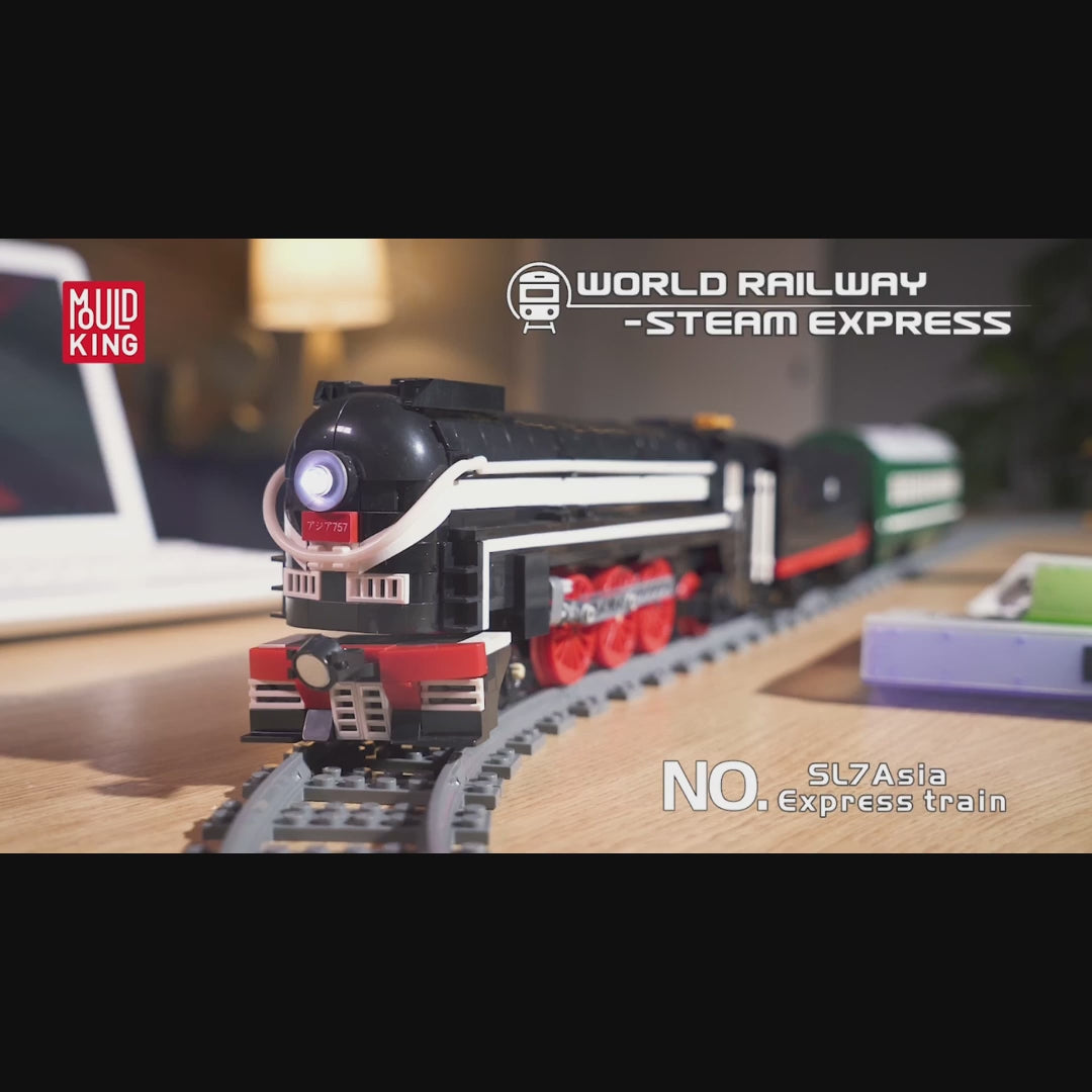 MOULD KING 12005 SL7 Azië Express Trein Bouwset | 1.873 PAKS