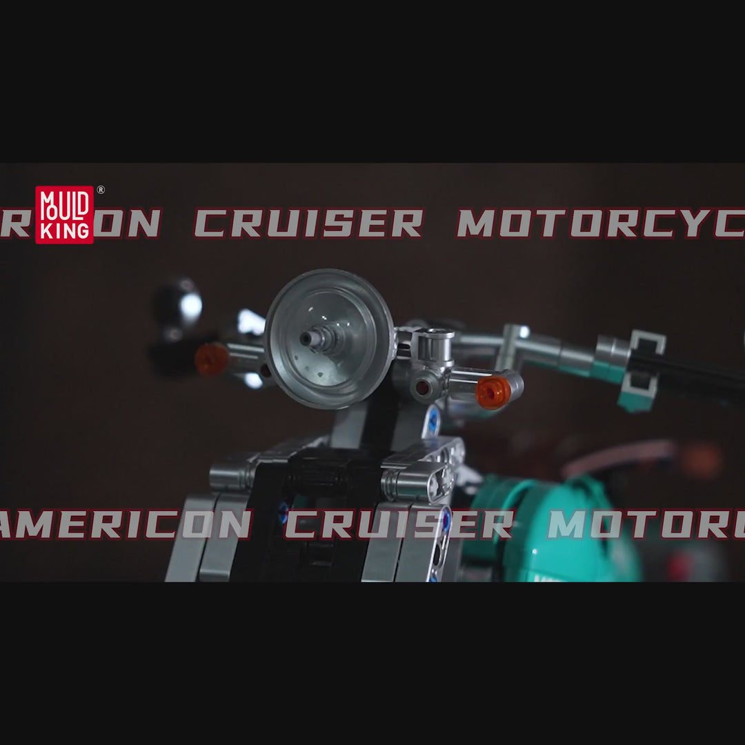 Mould King 23004 American Cruiser Motorcycle Building Set | 1,971 Pcs