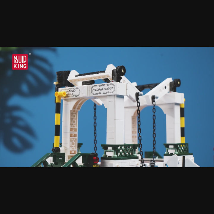 Mallenkoning 16068 Noord-Europa stad vouwbrug bouwset | 2.066 stuks