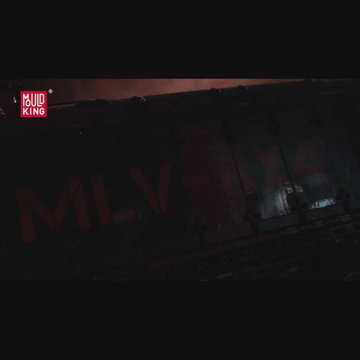 Mallenkoning 20044/20045 8x4 RC Raket Truck Militaire Bouwset | 3.594 stuks