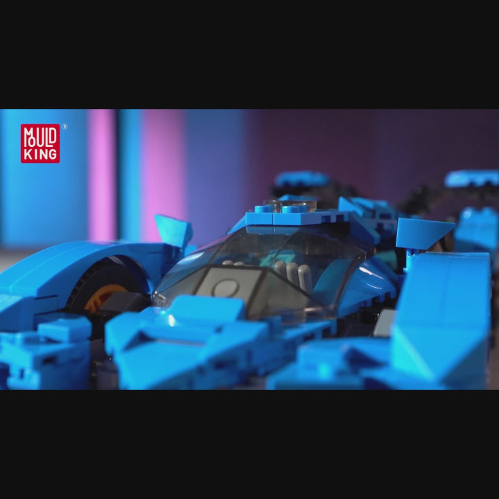 Matrijzenkoning 10061 Creatieve Ideeën 2in1 Lambo Robot Bouwset | 998 PCS