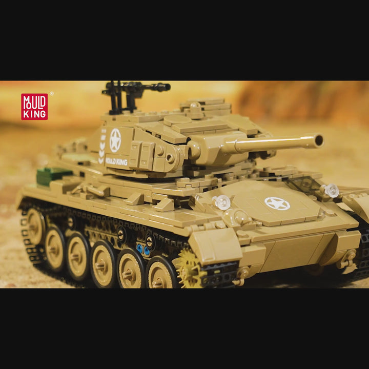 Mallenkoning 20043 M24 Chaffee Tank Bouwset | 932 Stuks