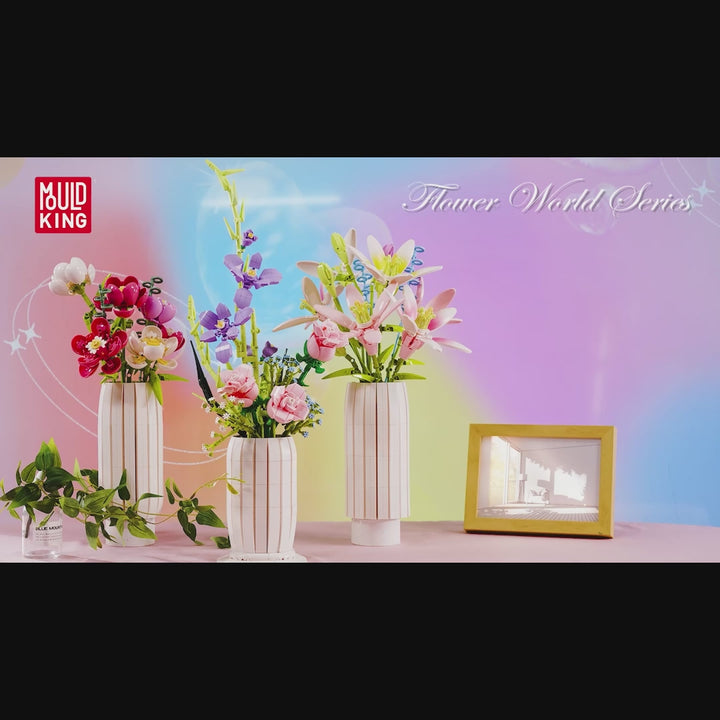 Mallenkoning 10057 Lelie Bloemen Boeket Bouwset | 1.006 stuks