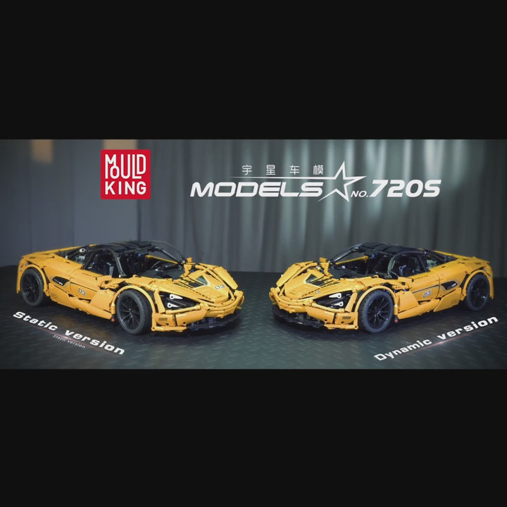 Mould King 13145S 720S Spider Sportwagen Ferngesteuerter Bausatz | 3.149 Teile