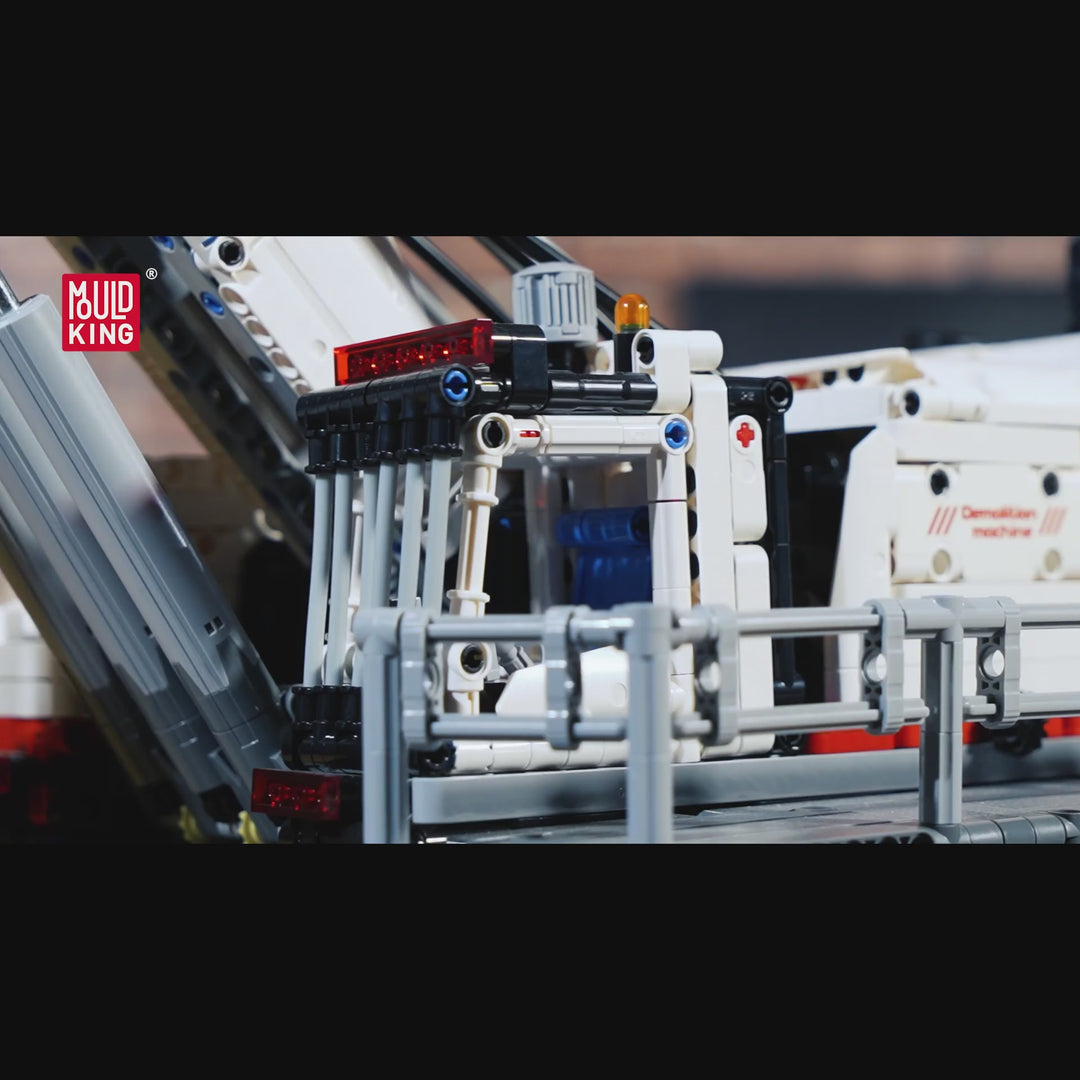 Mould King 17062 Ferngesteuerter Abbruchbagger-Baukasten | 4.195 Teile