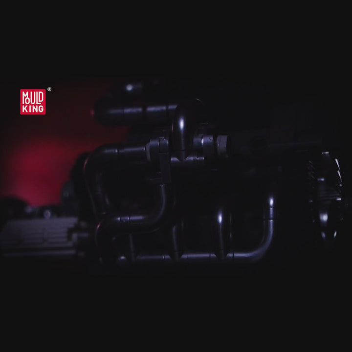 Mould King 10207 PAG Turbocharged V8 Engine Building Set - 761 pièces