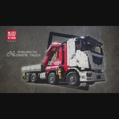 MOULD KING 19002 Pneumatic Crane Truck Remote Controlled Building Set | 8,238 PCS