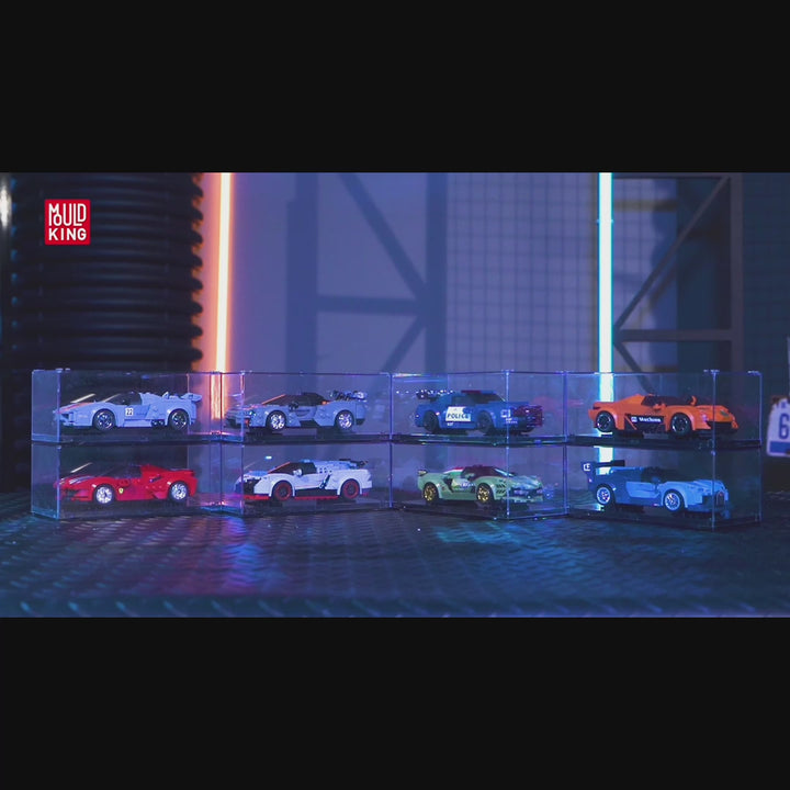 Mould King 27002 The Barricade Police Mini Sports Car Building Set | 356 PCS