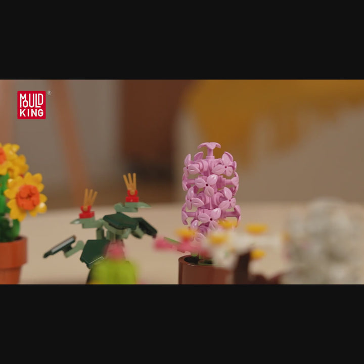 Mould King 24115 Mini Potted Plants Building Set | 199 Pcs