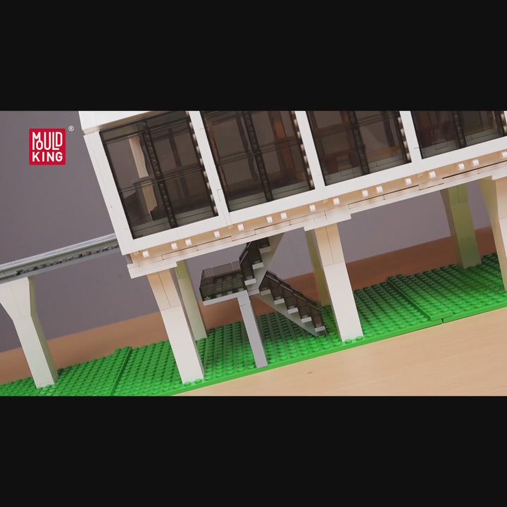 Mallenkoning 12040 Italiaanse Marconi Express Light Rail Trein Bouwset | 1.957 Stuks