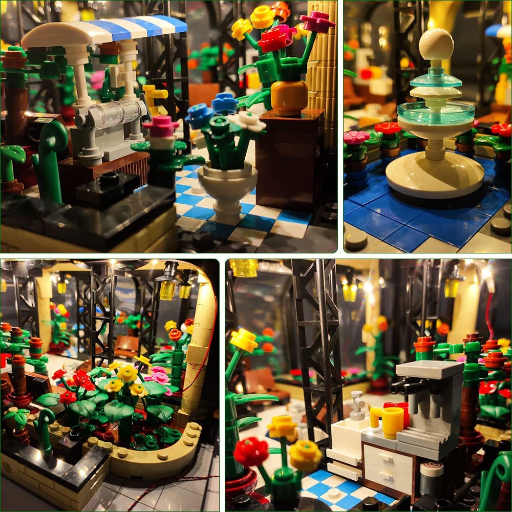 【Botanic】MOCMOC Mould King 16019 The Botanical Garden MOC Block Building Set