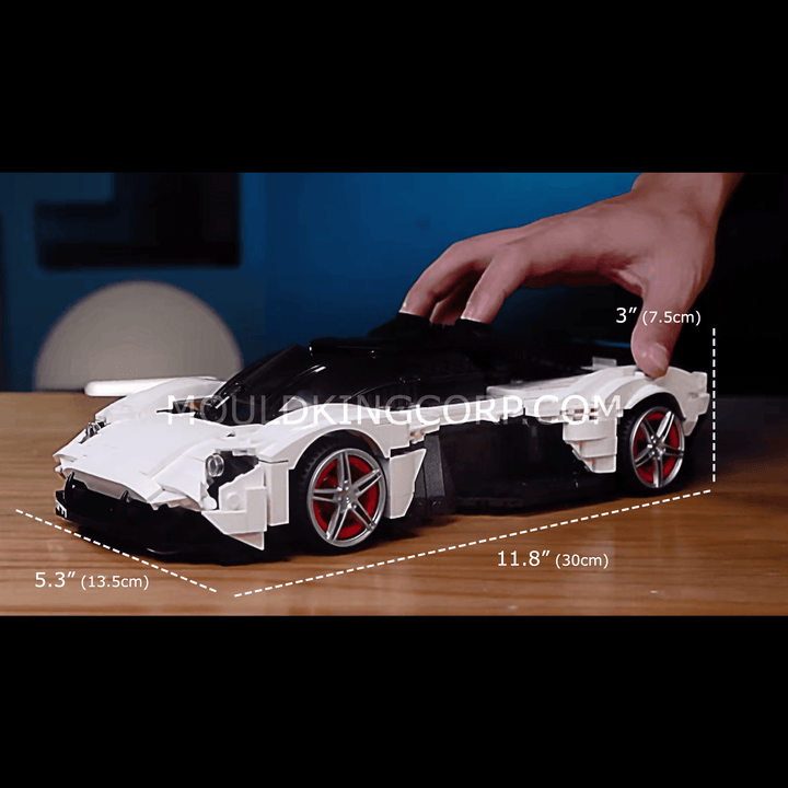 MOULD KING 10016 AS-Valkyrie Rennwagen-Modellbausatz | 1.136 PCS