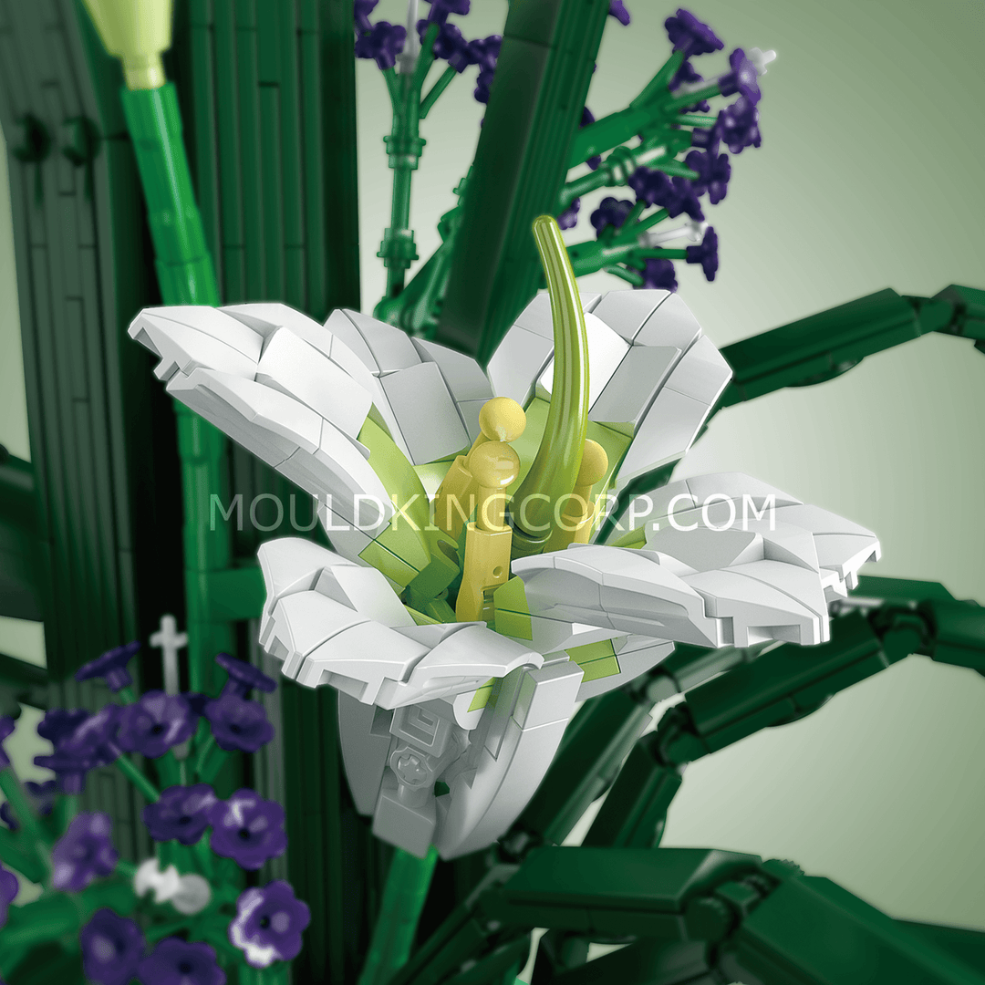 Mould King 10023 Fairy Lily Bouquet Bausatz | 1.513 Teile