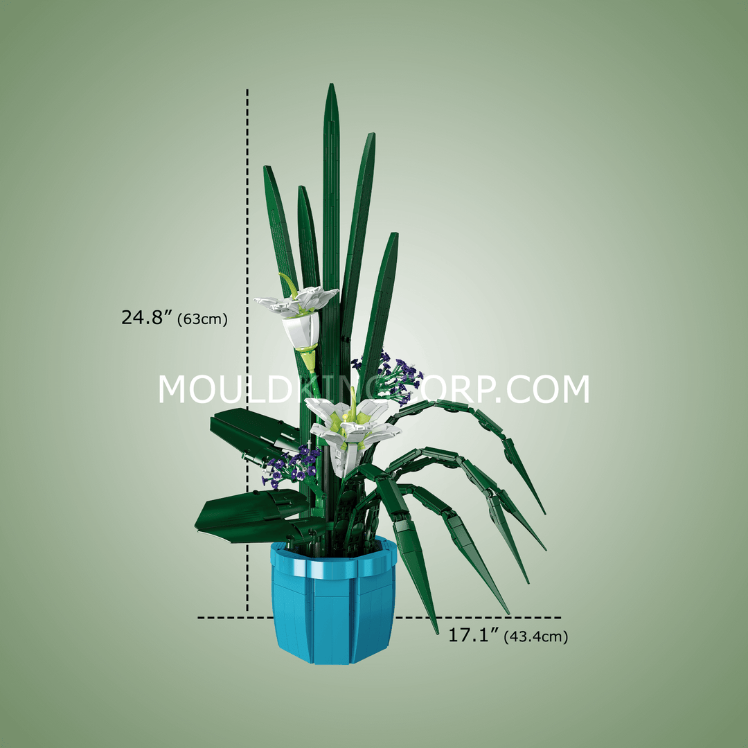 Mould King 10023 Fairy Lily Bouquet Bausatz | 1.513 Teile