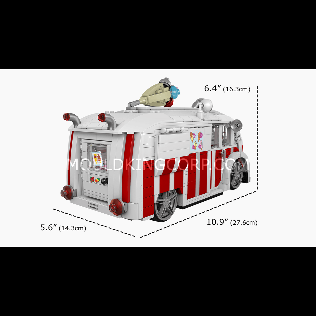 Mould King 10039 Eiswagen-Bausatz | 1.078 Teile