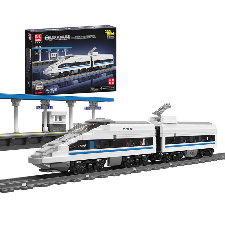 Mould King 12021 CRH380A Hochgeschwindigkeitszug-Bausatz | 1.211 Teile