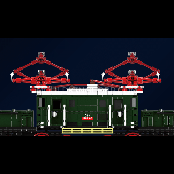 Mould King 12023 OBB 1189.08 Electric Locomotive Building Set | 919 PCS