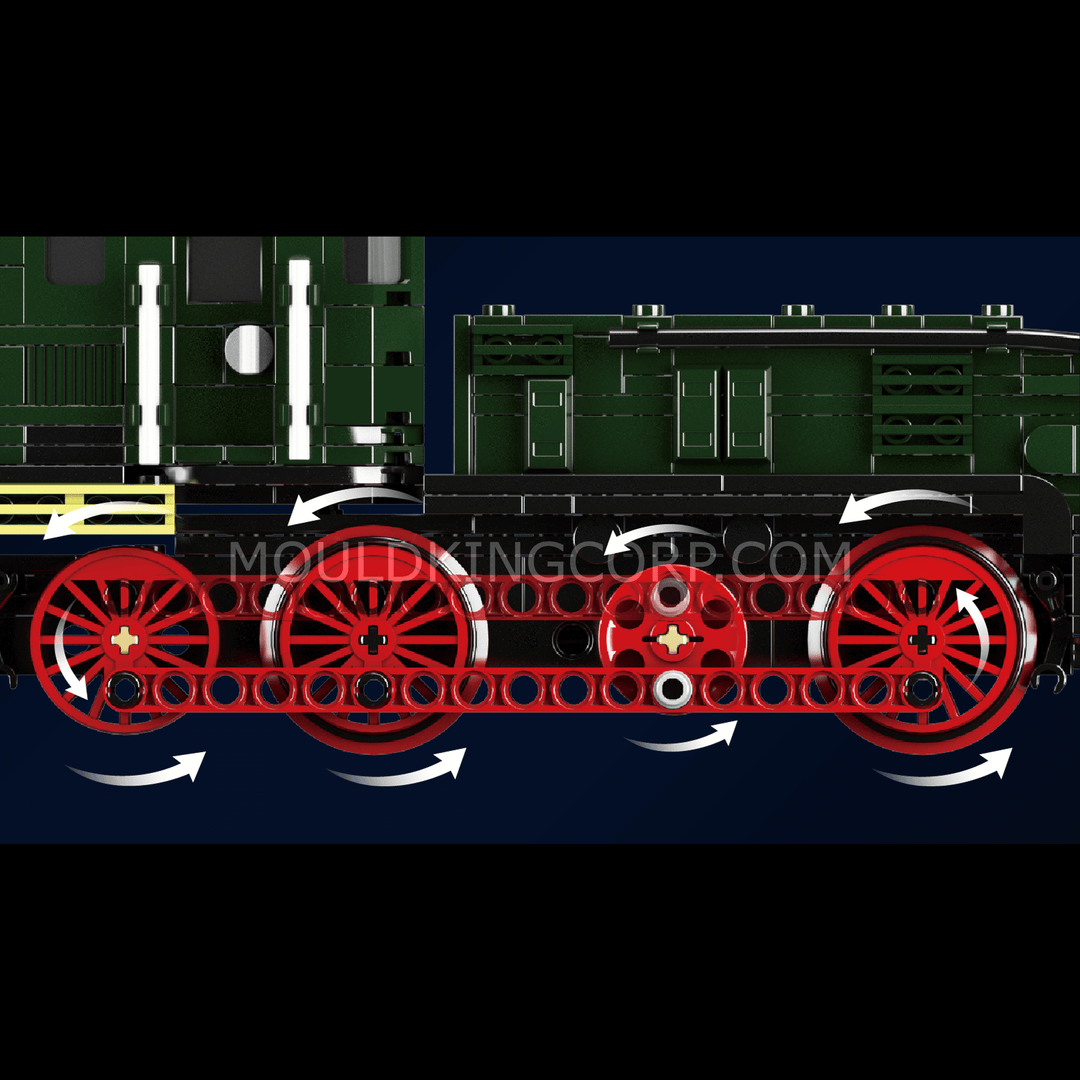 Mould King 12023 OBB 1189.08 Electric Locomotive Building Set | 919 PCS