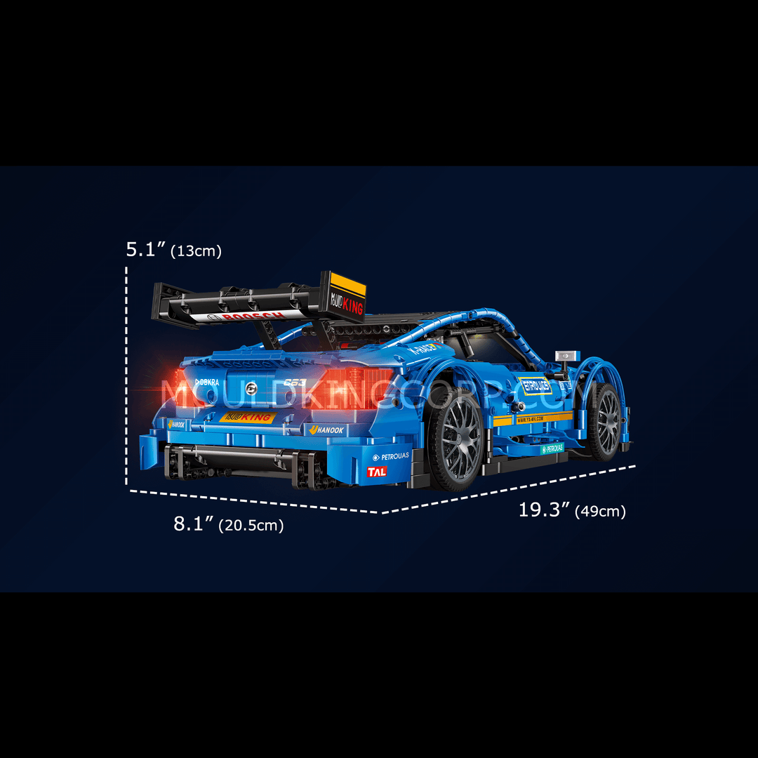 Mould King 13073 C63 DTM Racing Car Remote Controlled Model Building Set | 1,989 PCS