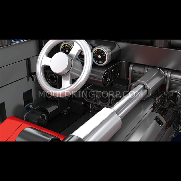 Mould King 13081 Charger Muscle Car Ferngesteuertes Modellbauset | 1.098 Teile